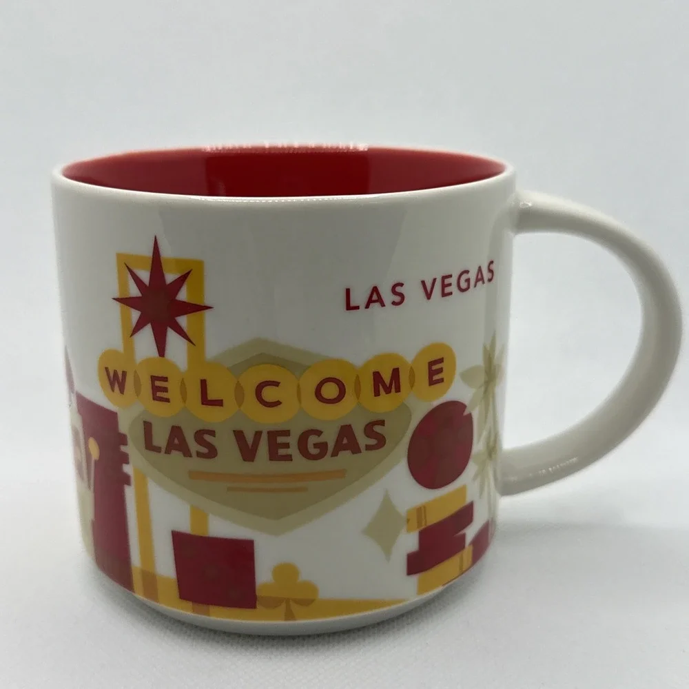 Starbucks Welcome to Las Vegas You Are Here Coffee Tea Mug 2015 14 FL OZ 3